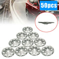 50X Undertray Exhaust Heat Shield Metal Spring Washer Fixing Clip Nut Fit For VW