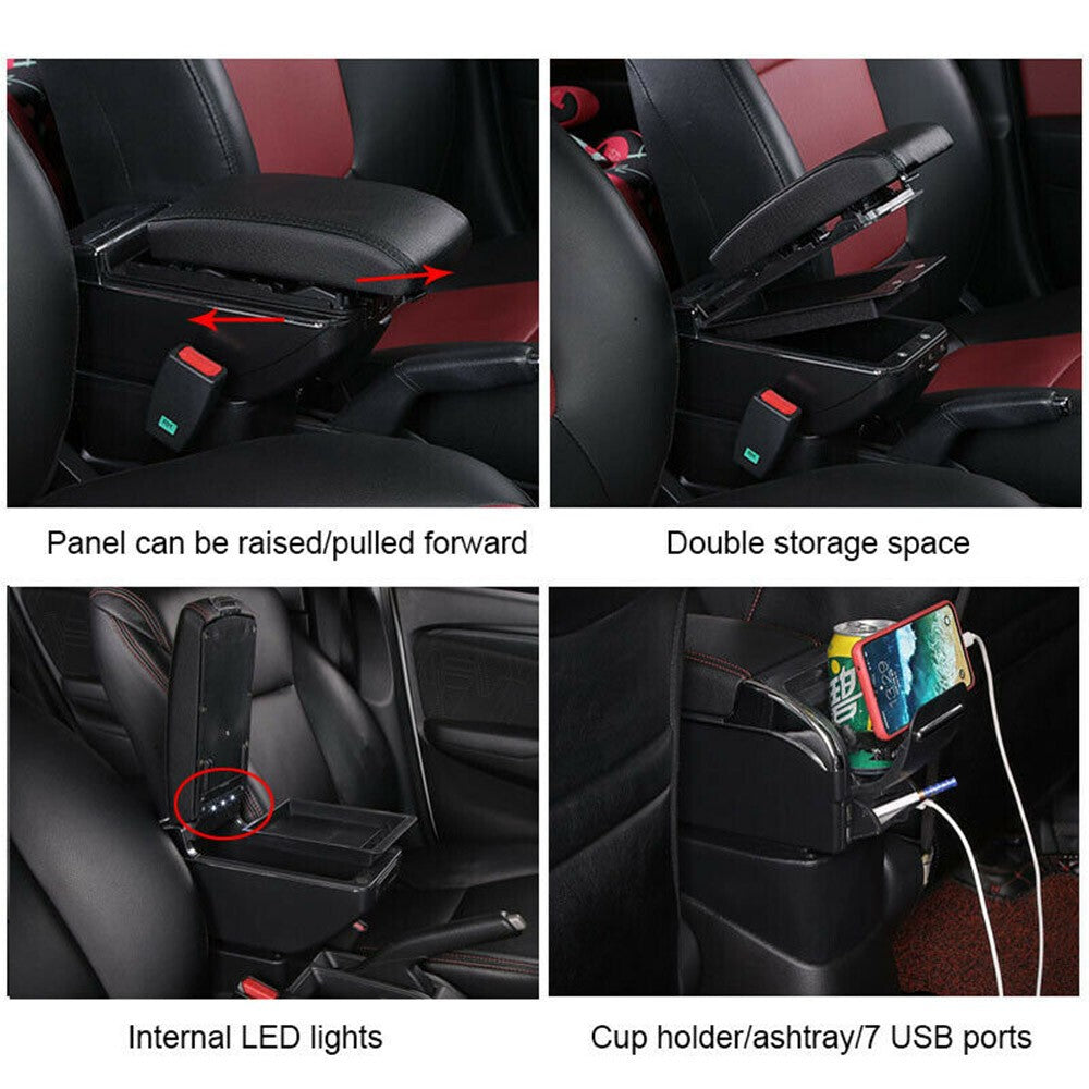 Armrest For Opel Vauxhall Corsa D 2006-2014 Duel Central Console Compartment UK