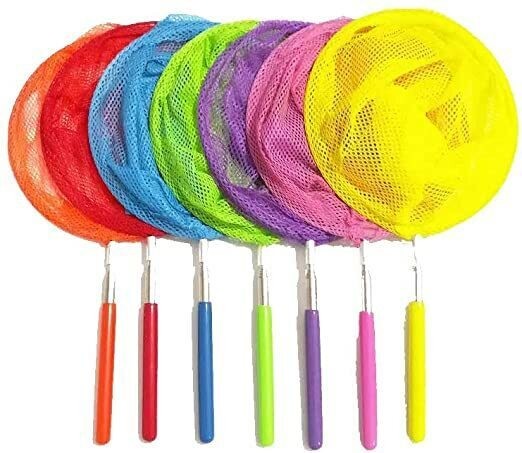 Kid Extendable Telescopic Fishing Net Sea Pond Bug Butterfly Catcher 2.8 FT LONG