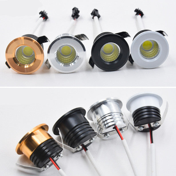 5pcs LED Recessed Small Ceiling Lights Cabinet Mini Spot Downlight 3W Decor Spot