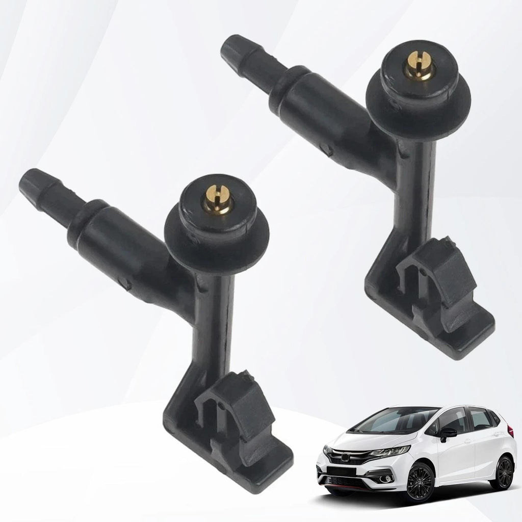 2Pcs Front Windshield Wiper Washer Jet Nozzles For Honda Fit Jazz 76810-T5A-003