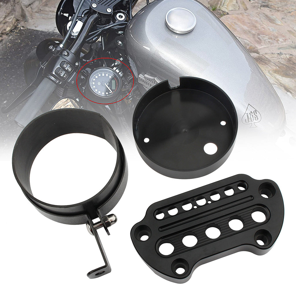Side Speedometer Relocation Bracket Mount For Harley Sportster XL 1200 Iron 883