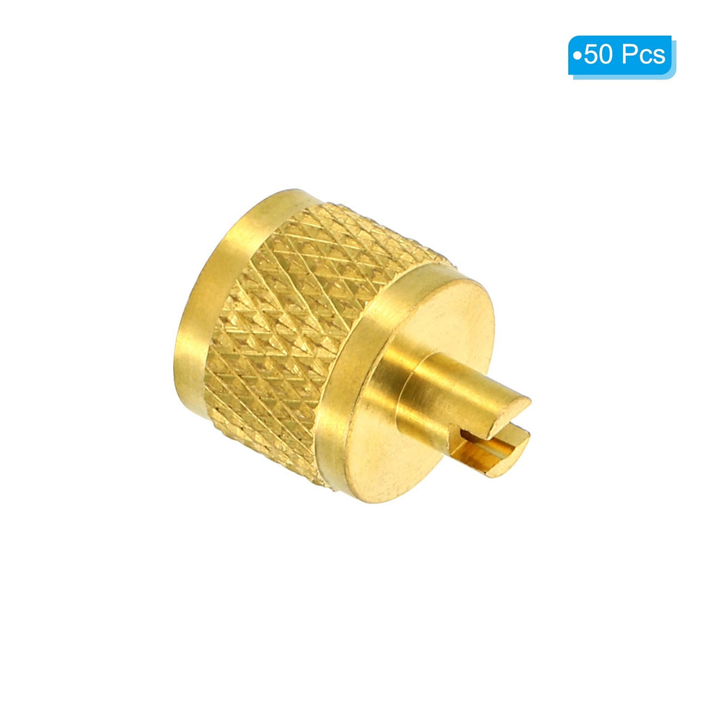 50 Pack 1/4" SAE Service Access Valve Caps Refrigeration Service Valve Cap