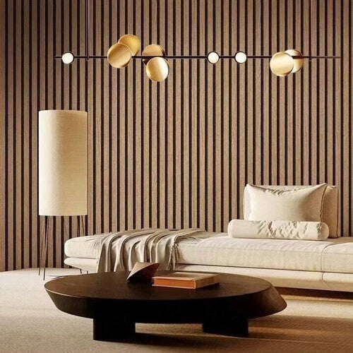 3D Wood Grain Panel Effect Wallpaper Stick Self Adhesive Wood Slat Wall Paper