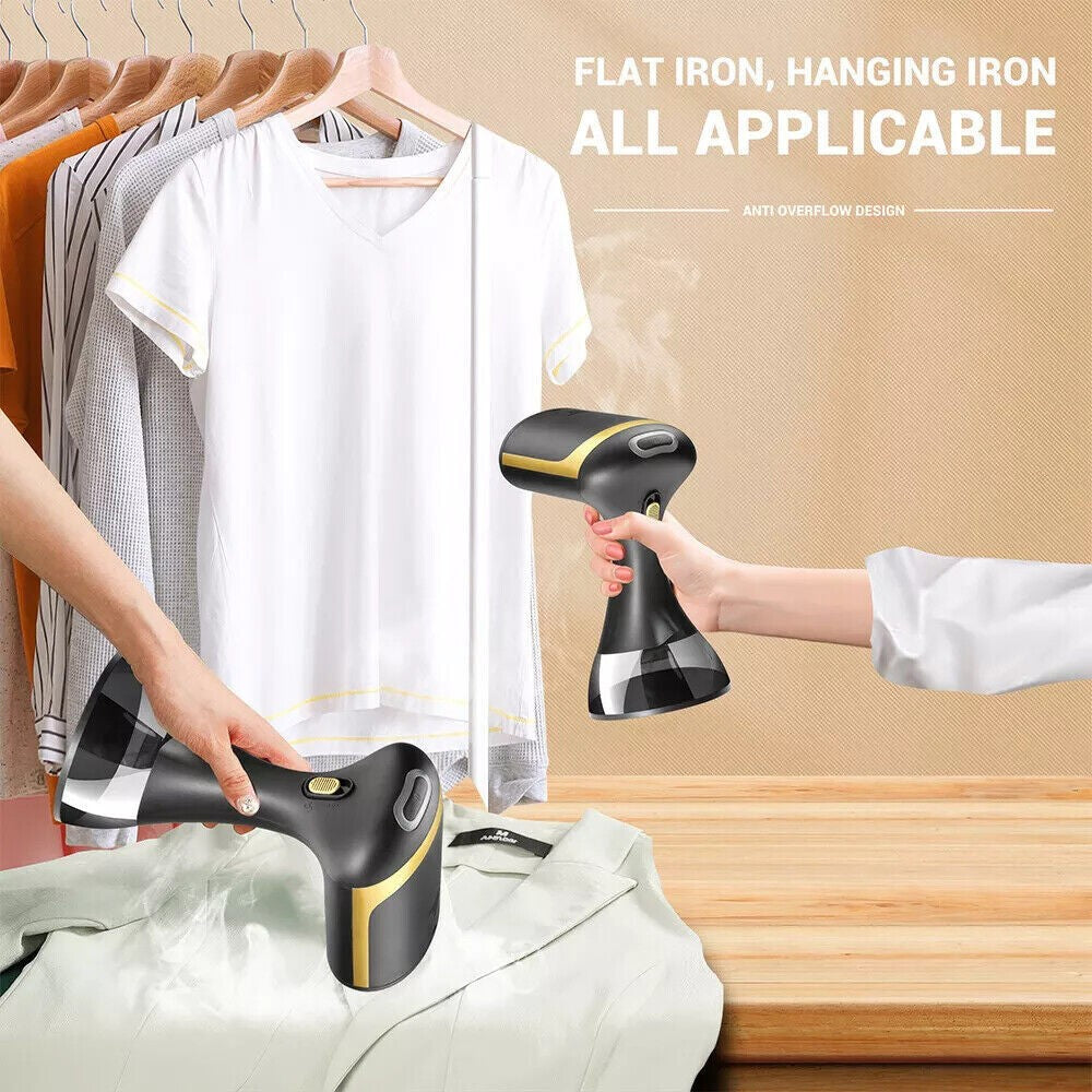 Handheld Clothes Steamer 1500W Powerful Portable Travel Garment Heat Iron Fabric