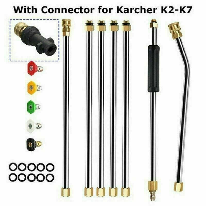 For Karcher K2-K7 pressure washer gun extension rod/lance with adapter