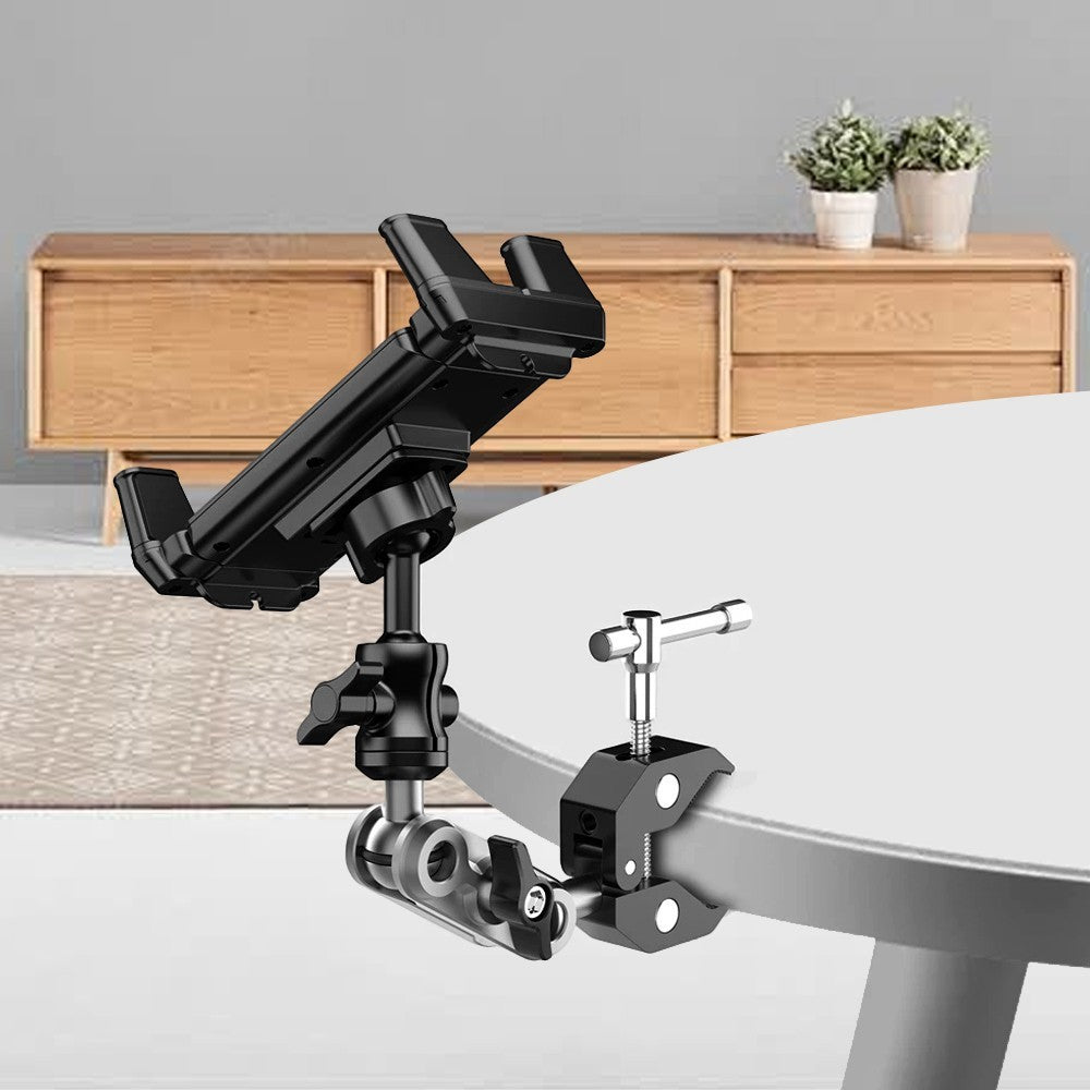 Tablet Stand iPad Holder 360° Adjustable Tablet Clamp Mount for Exercise Bike