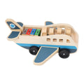 Wooden Toy Plane with Person & Suitcase Blocks Corrosion Resistant Building Set