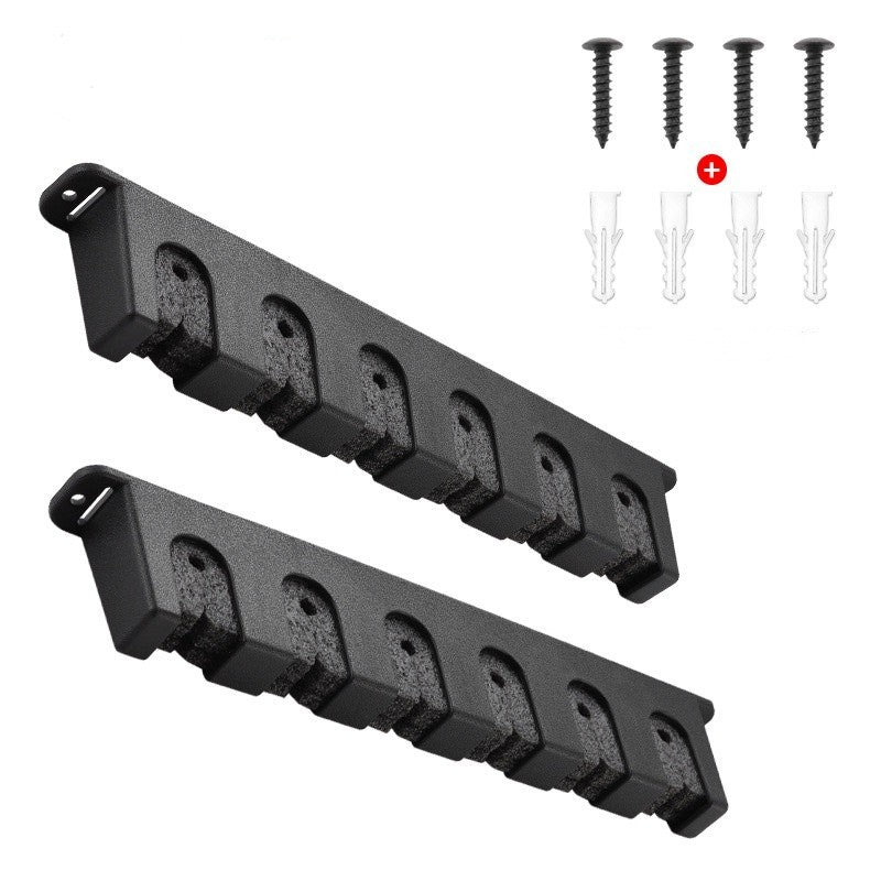 Fishing Rod Rack Vertical Holder Wall Mount Storage Horizontal Boat Pole Stand
