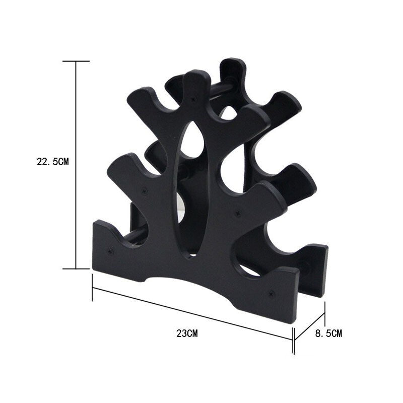 3 Tier Rack Stand Free Weights Dumbbell Set Gym Storage Rack Hand Weight Tower