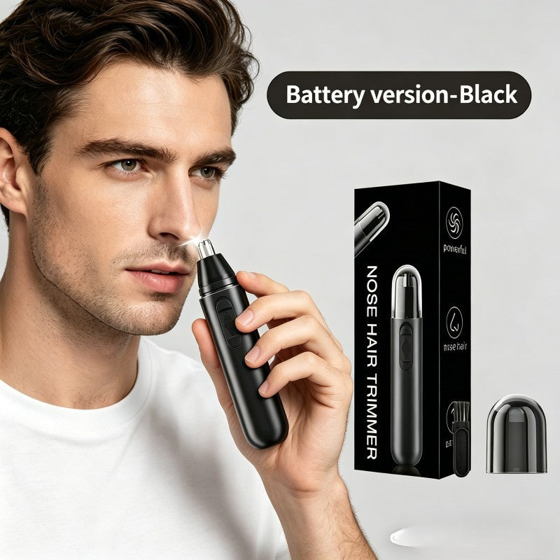 Nasal Nose Hair Trimmer Clipper Ear Eyebrow Cordless Grooming Cutter