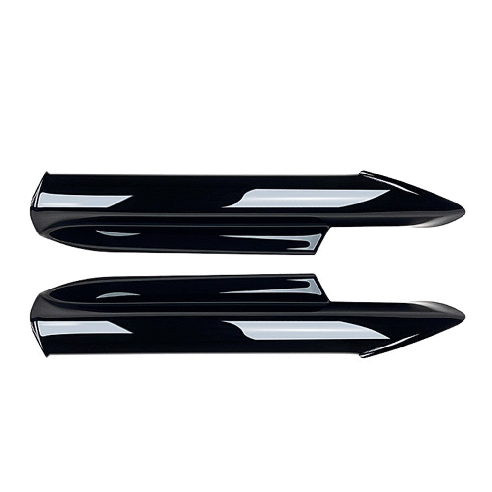 Front Bumper Splitter Lip Side Cover Canard For BMW 3 Series E90 E91 2005-2008