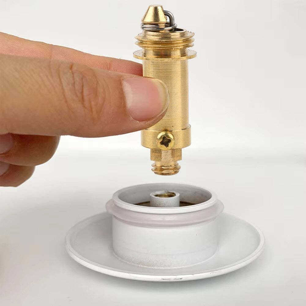Easy Pop Up Click Clack Basin Sink Bath Waste Plug Replacement Bolt Spring M8 UK