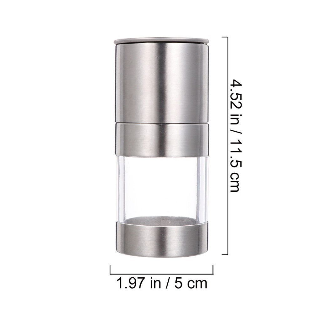 1Pc Stainless Steel Manual Pepper Mill Sauce Grinder Pepper Mill Kitchen Tool