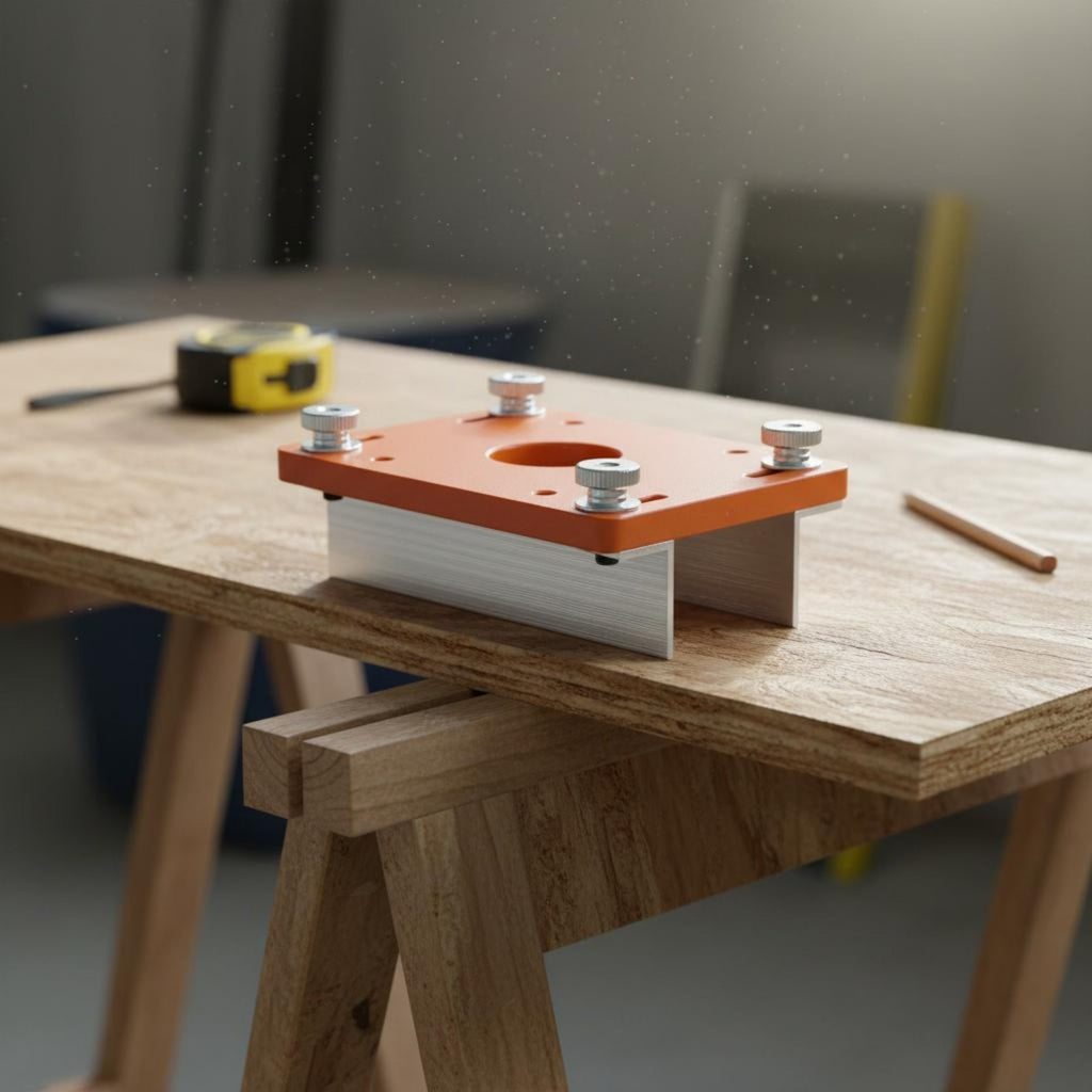 2-in-1 Grooving Guide Sturdy Construction Slotting Jig