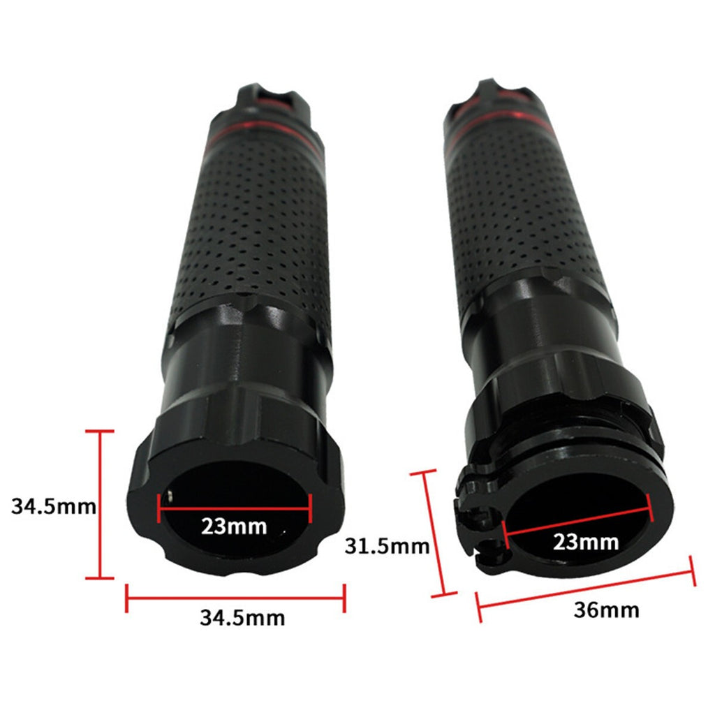 1 Pair CNC Throttle Twist Tube Hand Grip Motorcycle 7/8in 22mm Handlebar Parts