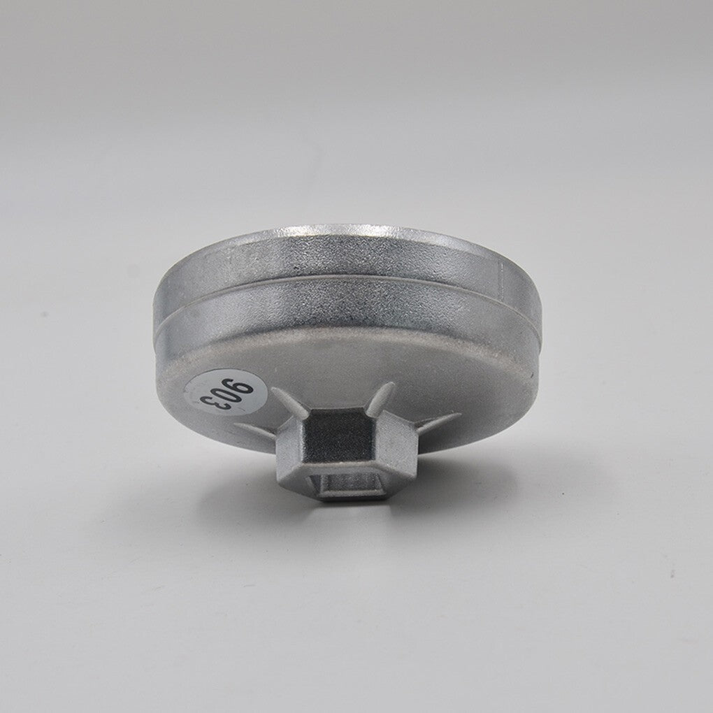 Car Universal 74mm 14 Flute Aluminum Oil Filter Wrench Socket Remover Tools