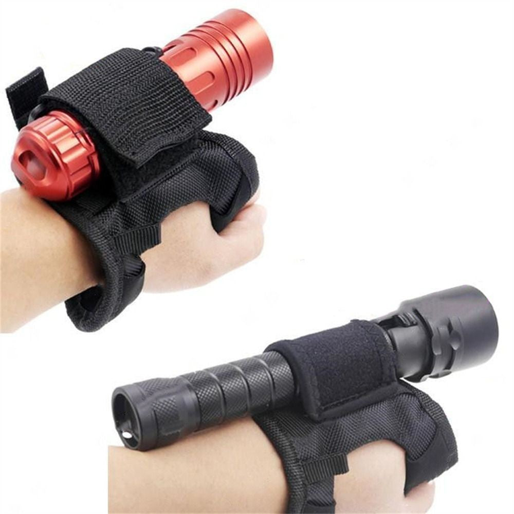 Torch Holder Wrist Strap Glove Diving Flashlight Gloves  Flashlight Glove Holder