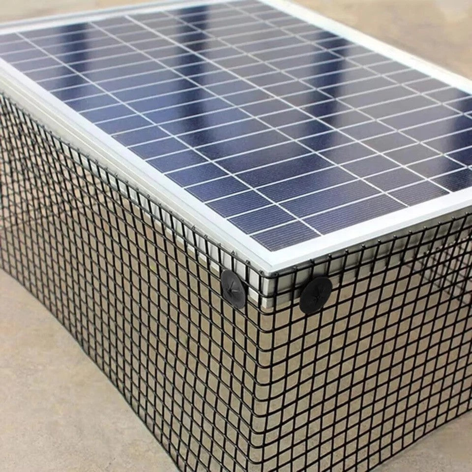 30M Solar Panel Bird Wire Mesh Guard Kit Proofing Pigeons Pest Clips Net Critter
