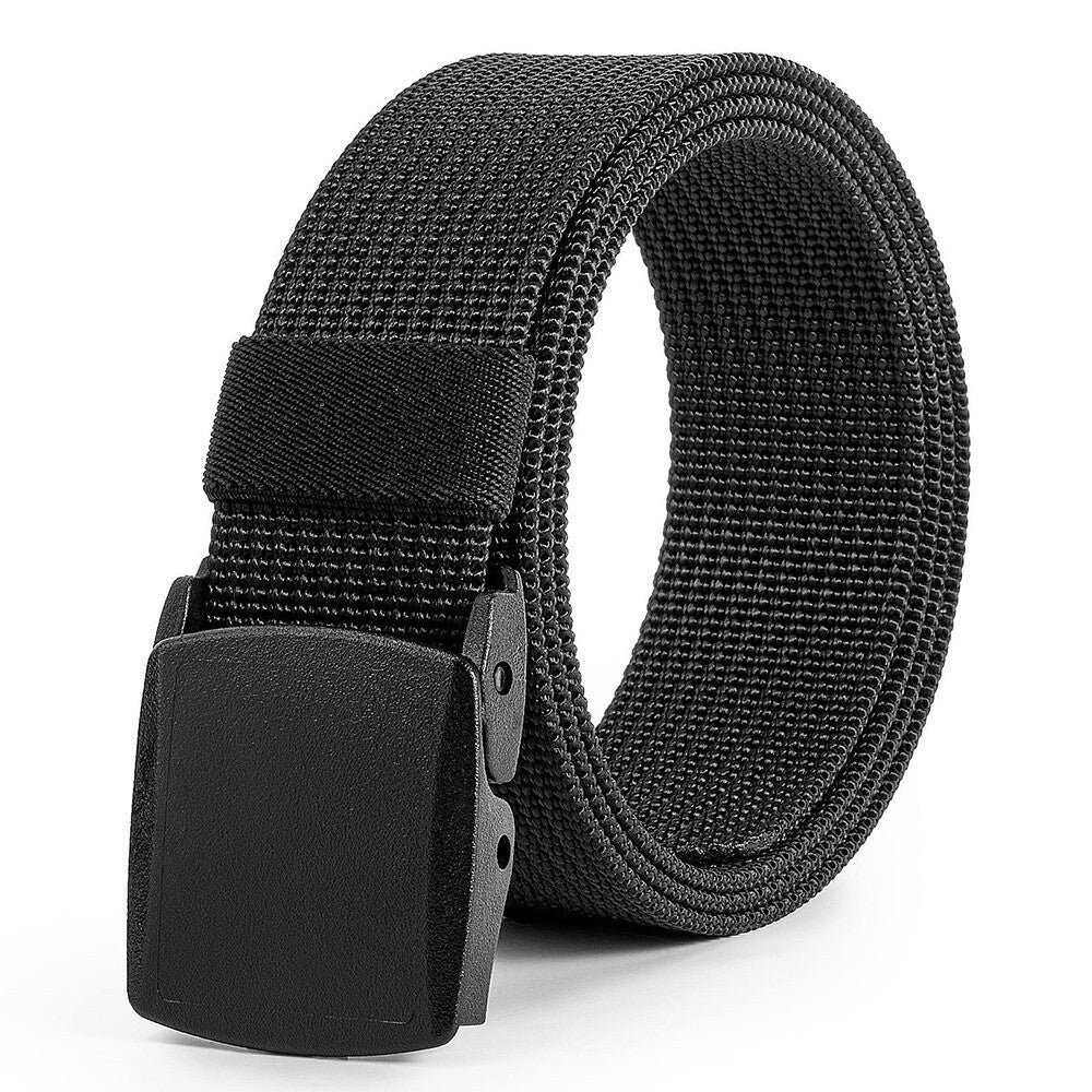 Quick Release Work Belt Tactical Men Army Webbing Nylon Military Waistbelt UK