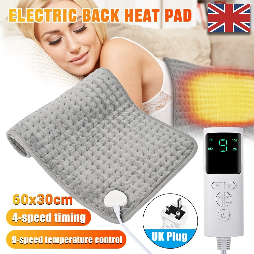 Electric Heating Pad Heat Therapy Feet Warmer Mat Neck Shoulder Back Pain Relief