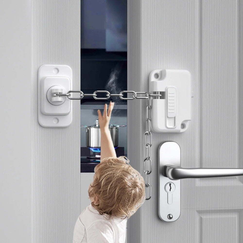 Adjustable Window Security Lock Self Adhesive No Drilling Window Restrictor