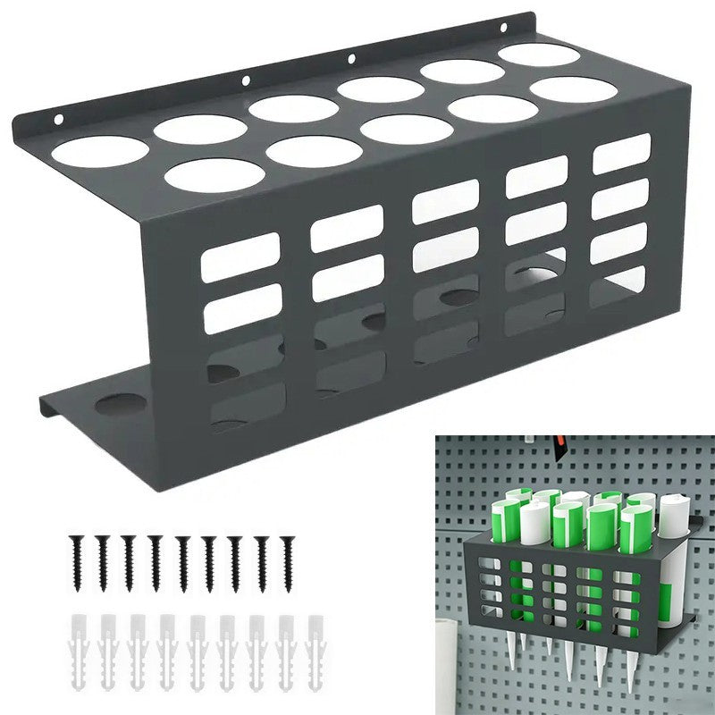 Silicone Tube Holder Storage -11 Hole Mastic Caulk Gun Rack Sealant Tube Holder