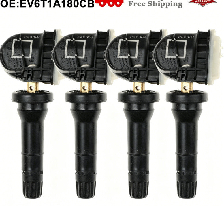4x TPMS Tyre Pressure Sensor EV6T-1A180-CB Fit For Ford Focus Fiesta C-Max Kuga.