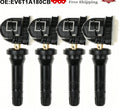 4x TPMS Tyre Pressure Sensor EV6T-1A180-CB Fit For Ford Focus Fiesta C-Max Kuga.