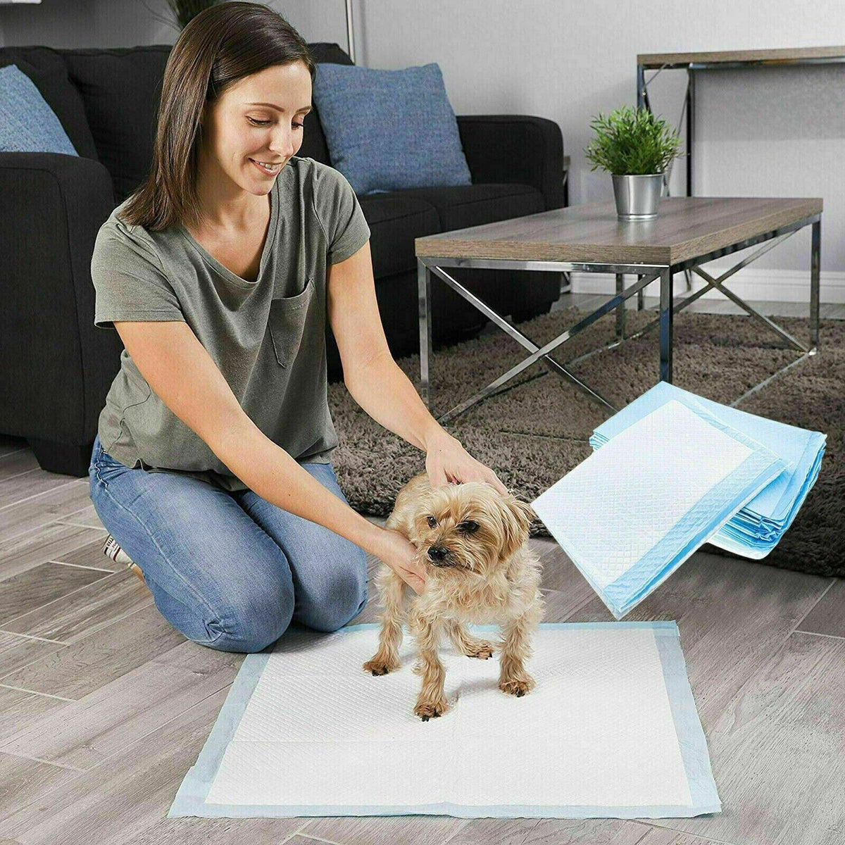 50x Soft Disposable Baby Changing Mats Sheets Bed Dog Pads Absorbent 45x60cm UK