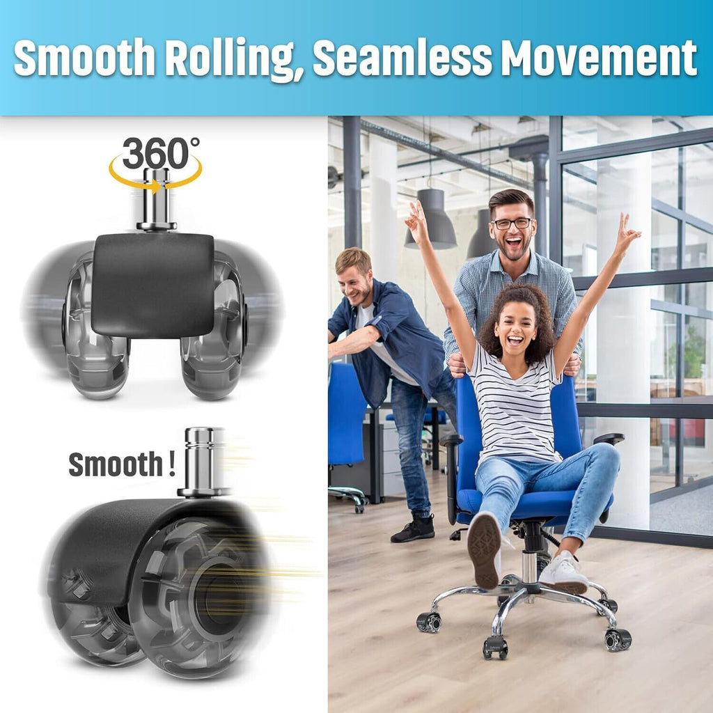 5pcs Rotatable Casters For Home Office Chair Wheels Replacement Universal wheel