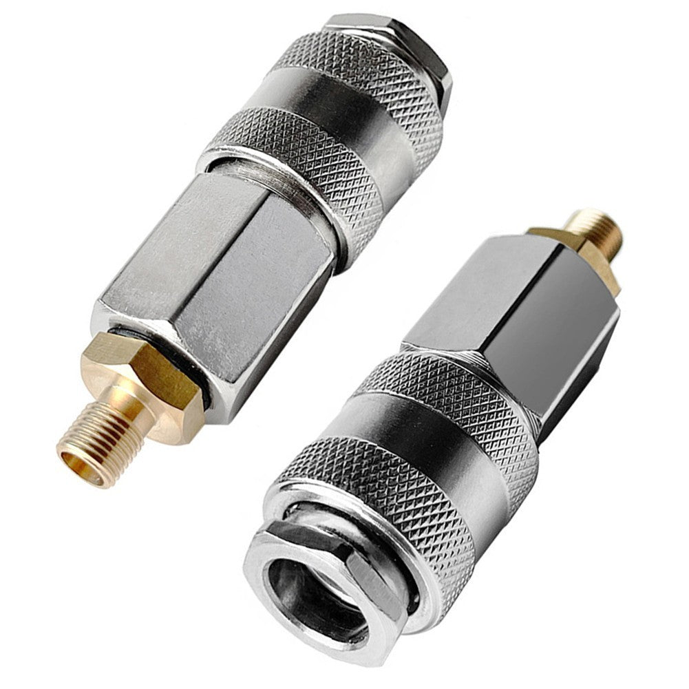 2pcs Lightweight Steel Tyre Valve Adapter 3-in-1 for Portable Inflators