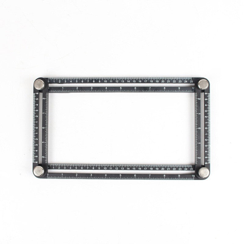 Universal Alumium Alloy Ruler Multi Angle Measuring Template Tool UK