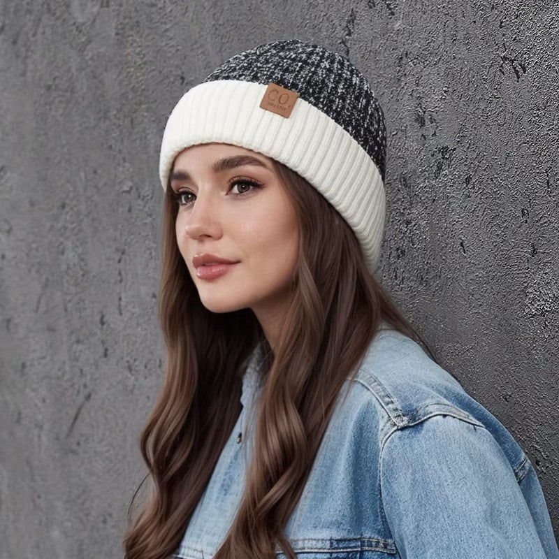 Unisex Beanie Hat Winter Warm Knitted Thermal, Woolly Cosy Fleece Lining