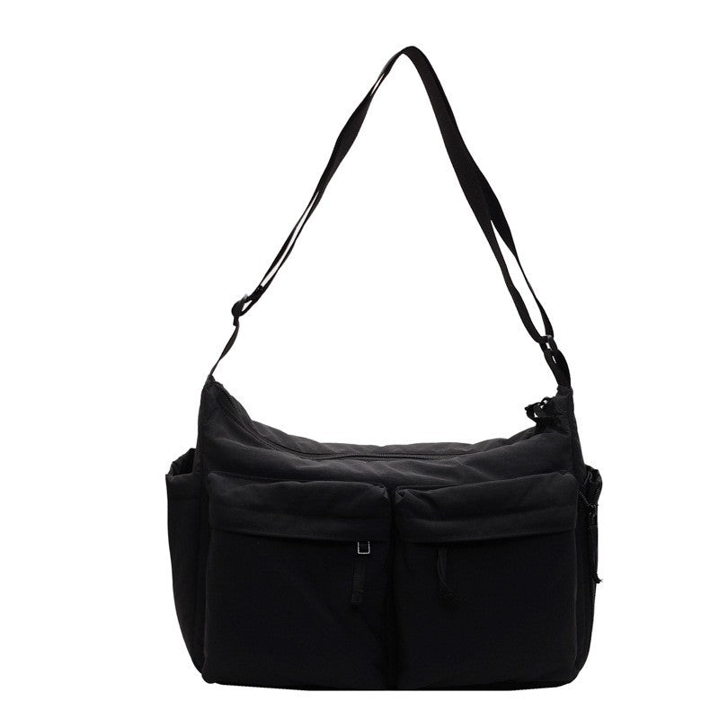 Canvas Shoulder Messenger Bag Large Capacity Retro Work Student UK