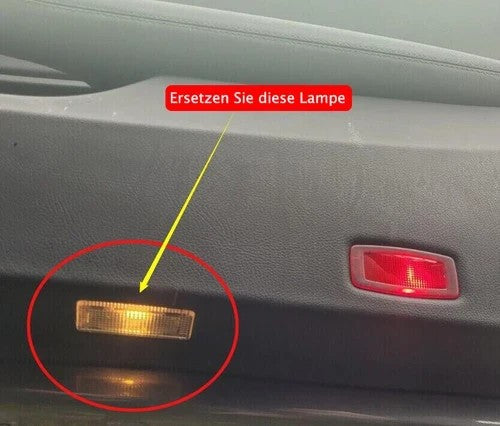2x LED Door Shadow Light Welcome Project Lamp for Mercedes Benz CLA CLS C Class