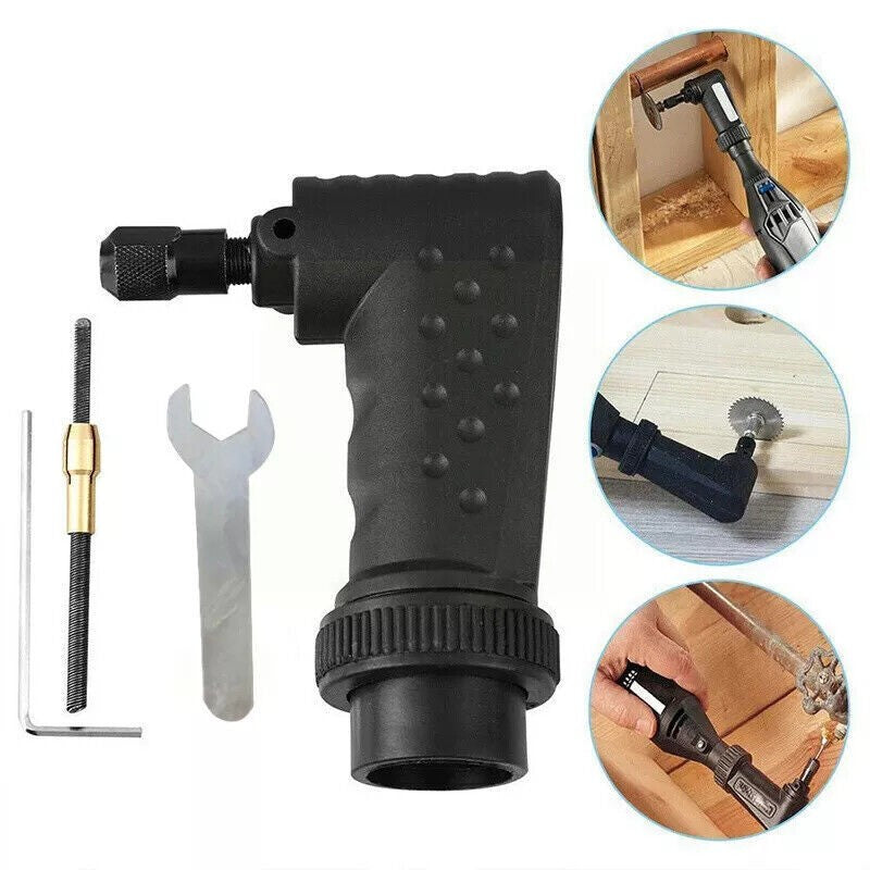 Electric Grinder Kit 90 Right Angle Converter Attachment For Dremel Rotary Tool