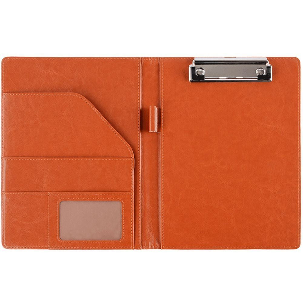 PU Leather A5 File Folder Office Clip Board Protective Document Bags Business