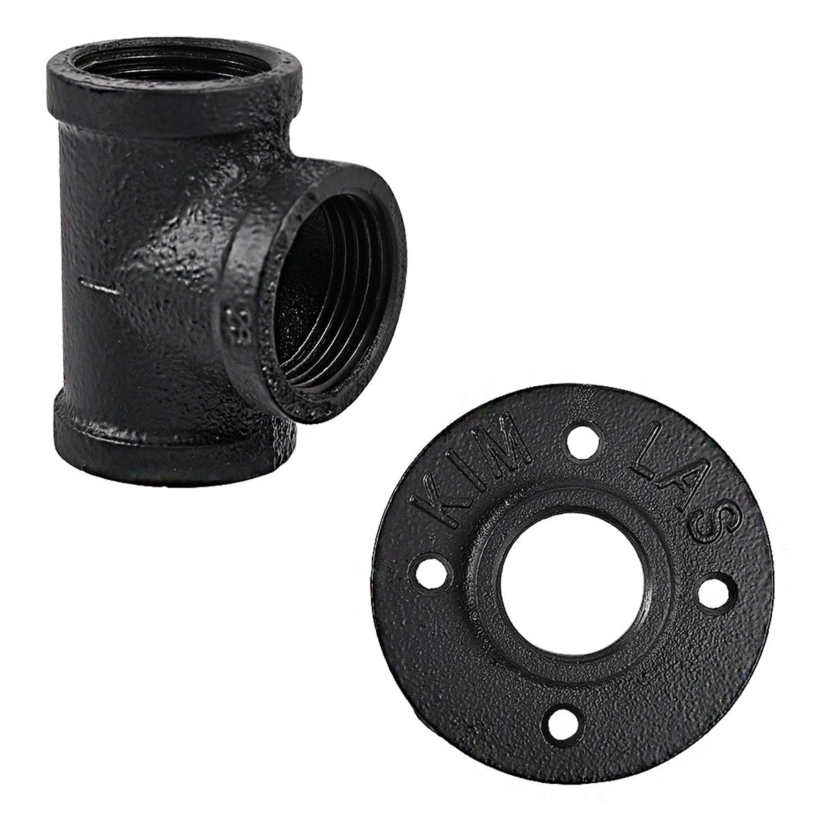 Industrial Pipe Stair Handrail Wall Mounted Grab Rail Staircase Banister Support