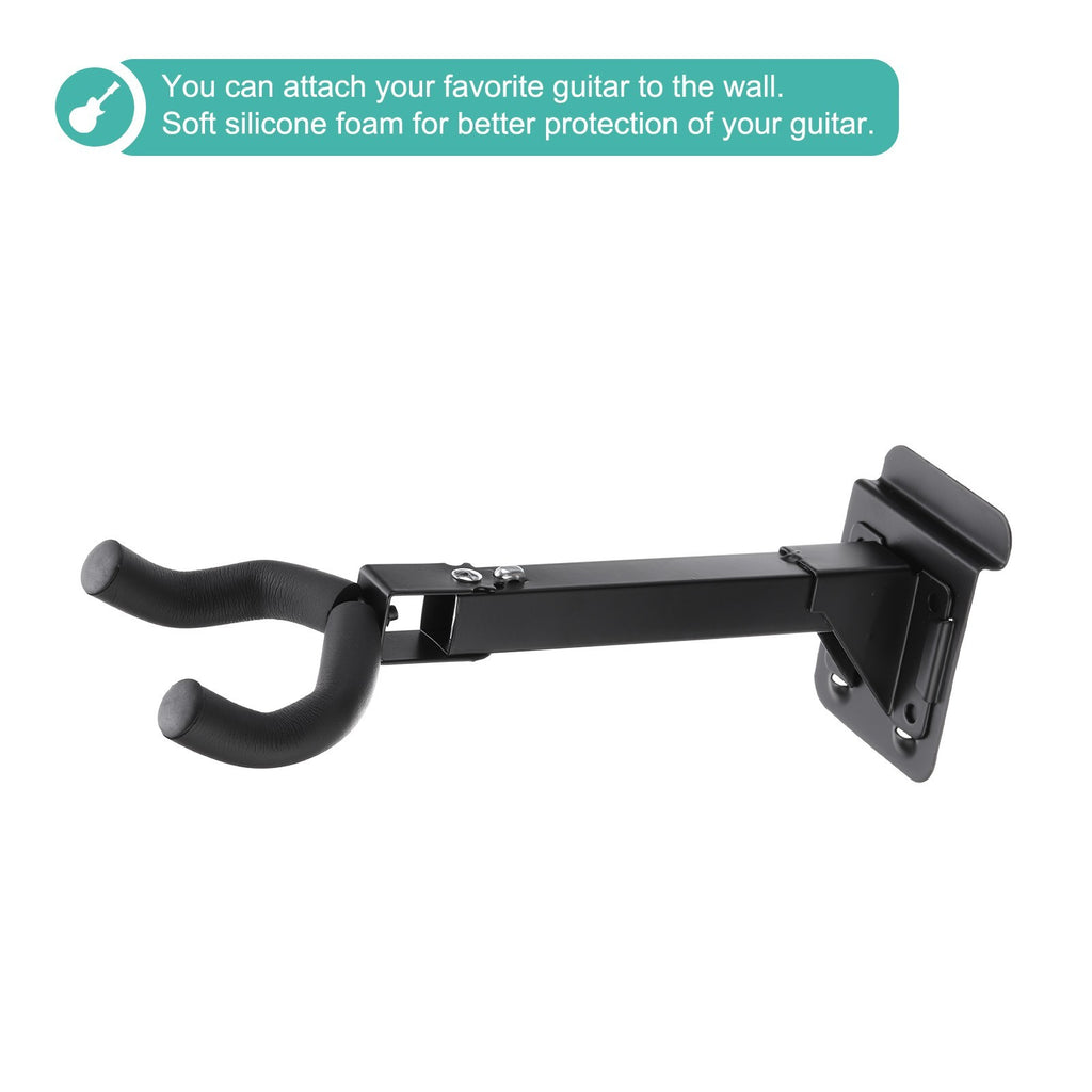 Guitar Hanger Wall Mount, Rotatable Guitar Hook Guitar Wall Hanger Stand Holder