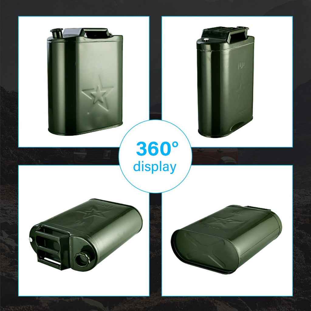 20L Jerry Can Car Storage Fuel Petrol Diesel Oil Container + Flexy Spout