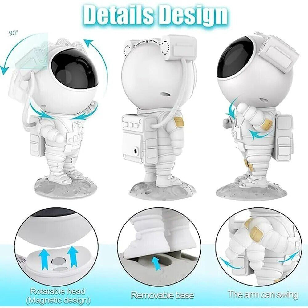 Astronaut Galaxy Starry Light Night Projector LED Lamp Star Space Nebula Remote