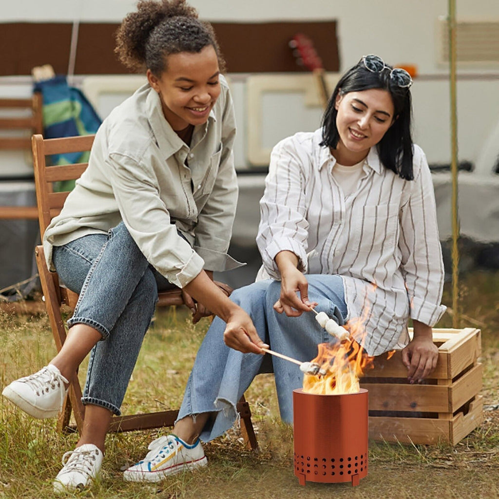 Stove Mesa Tabletop Fire Pit with Stand Low Smoke Outdoor Mini Fire for Suburbs