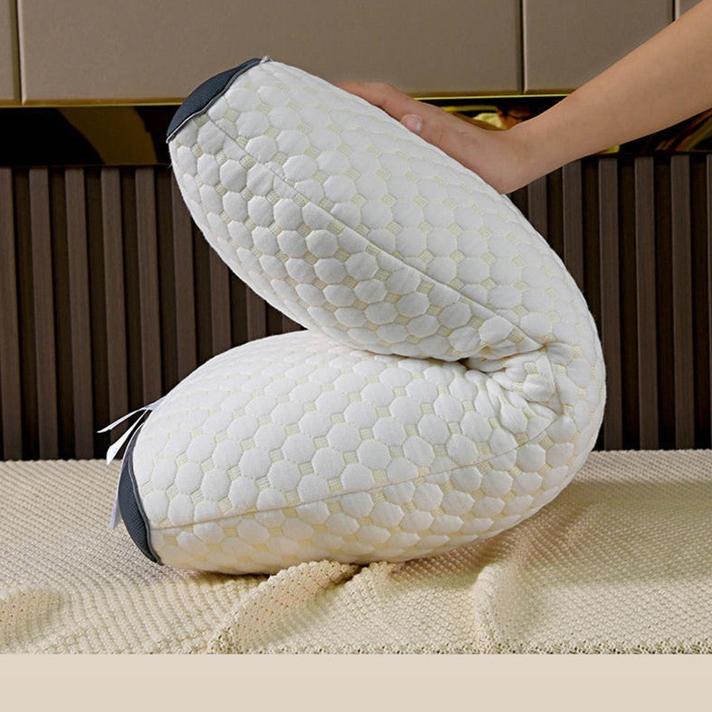 Soft Neck Pillow, Breathable Skin-Friendly, All-Season Ergonomic Contour