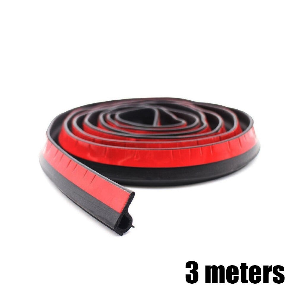 3Meter Universal Weather Stripping Pickup Truck Rubber Tailgate Seal Strip Kits