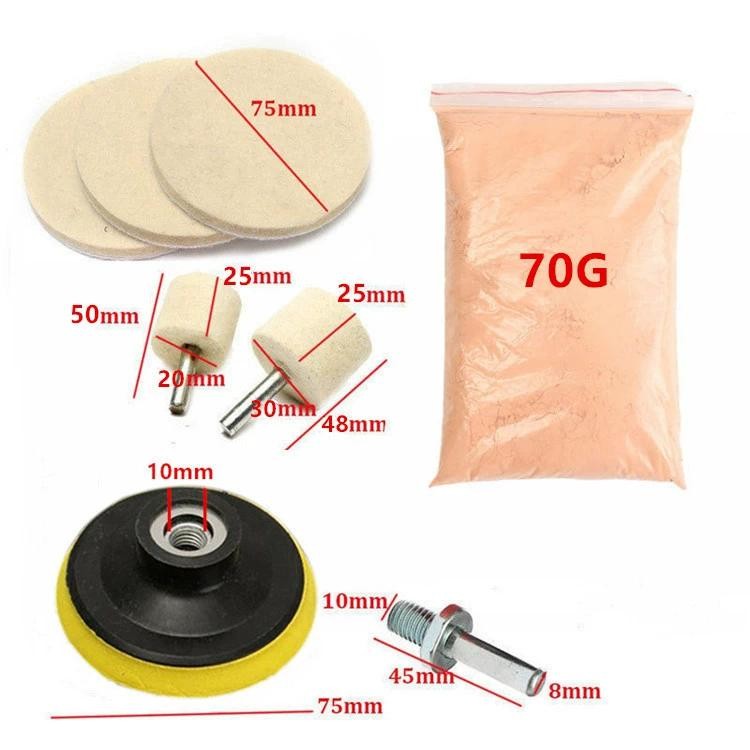 Cerium Oxide Glass Polishing Scratch Remover kit Premium Quality
