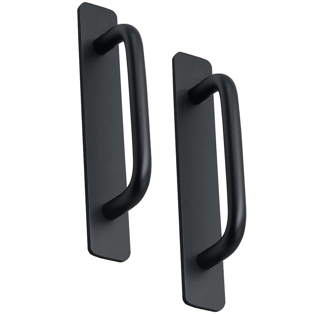 2 Pcs Door Handle Stick on Handles for Sliding Doors Adhesive Fridge Cabinet
