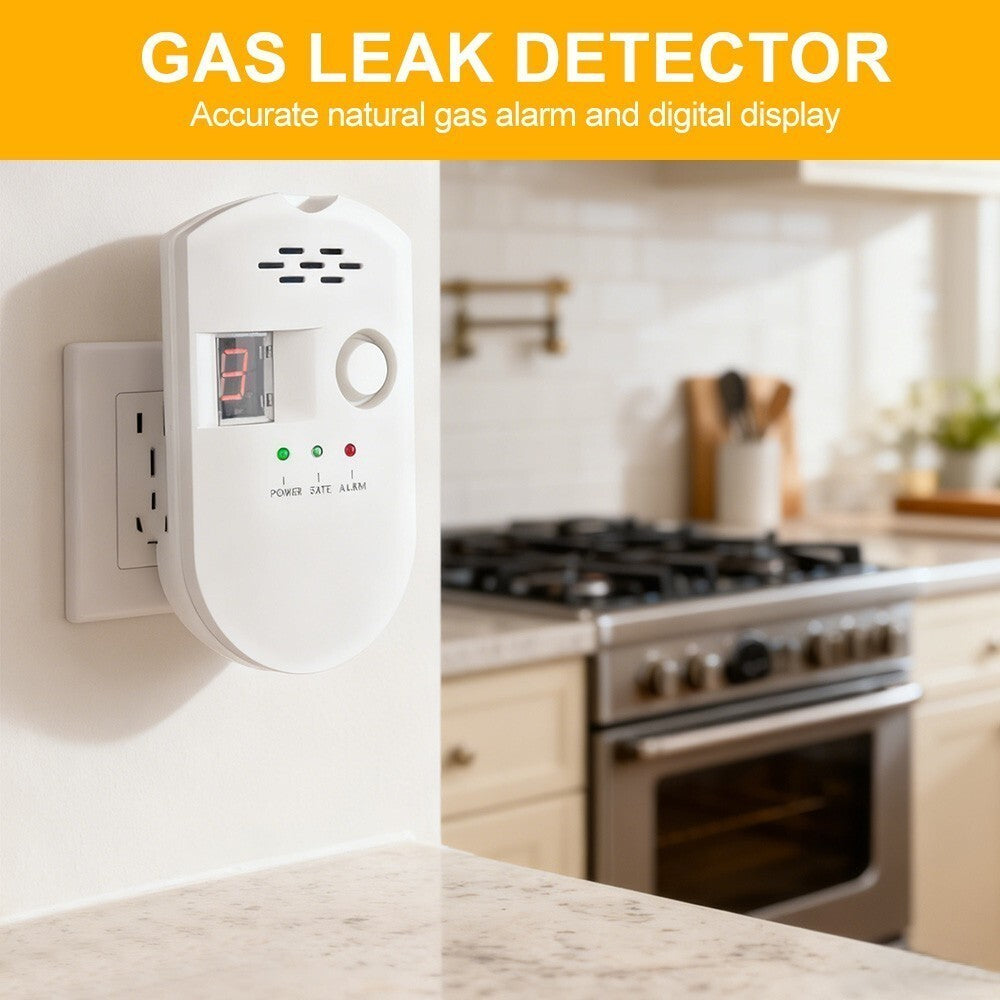 Gas Leak Detector LPG Gas Alarm Sensor Natural Gas Leak Detector Home & Kitchen