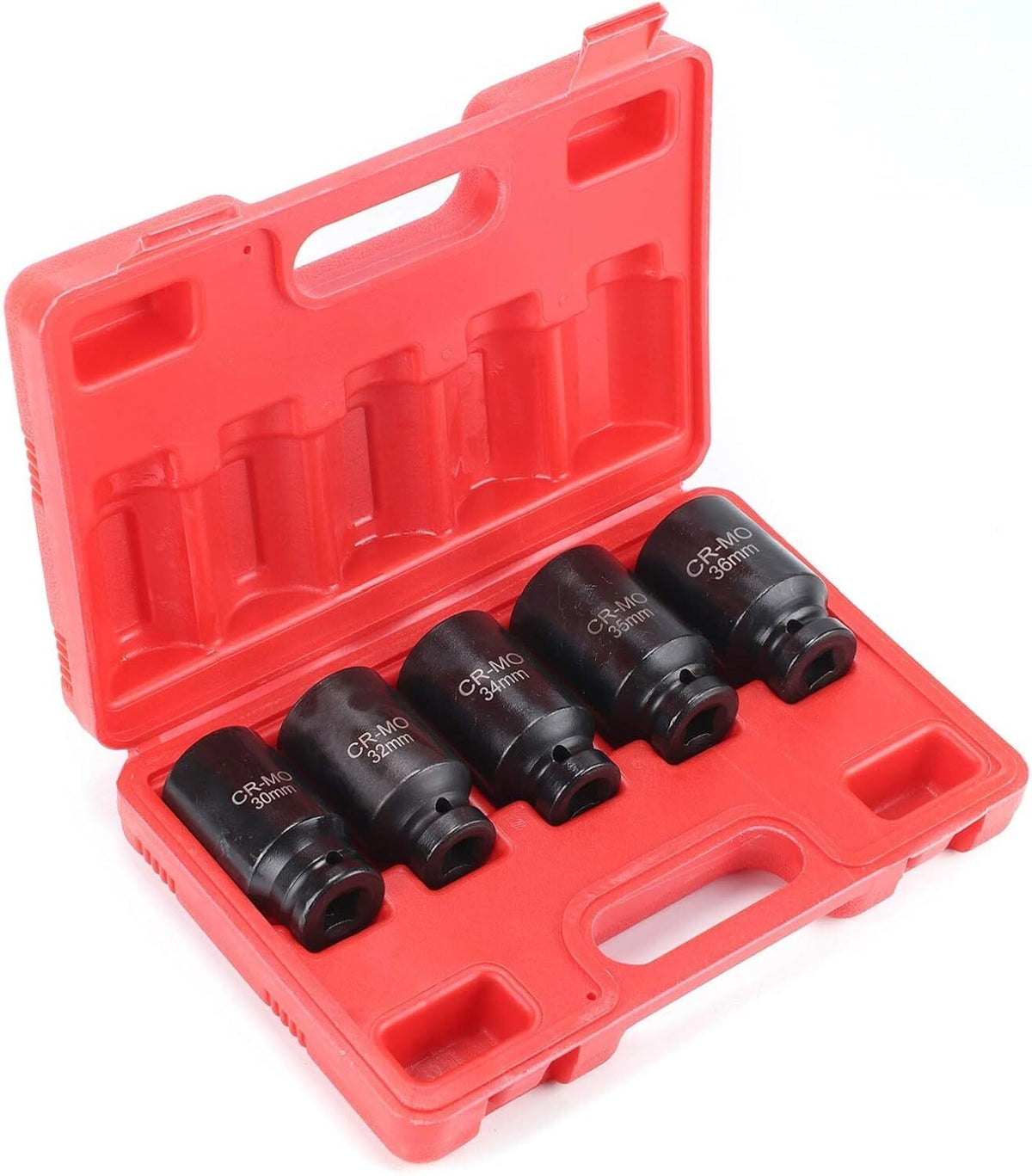 1/2"Dr Thin Wall Drive Shaft Socket 12 Point Axle Hub Nut DEEP IMPACT Socket Set