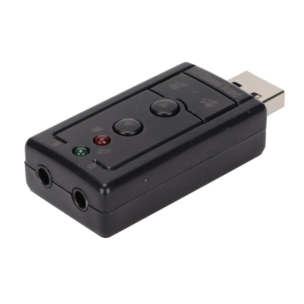 With 3.5mm and Microphone Ports Virtual Sound Card Audio Adapter  Computer Use